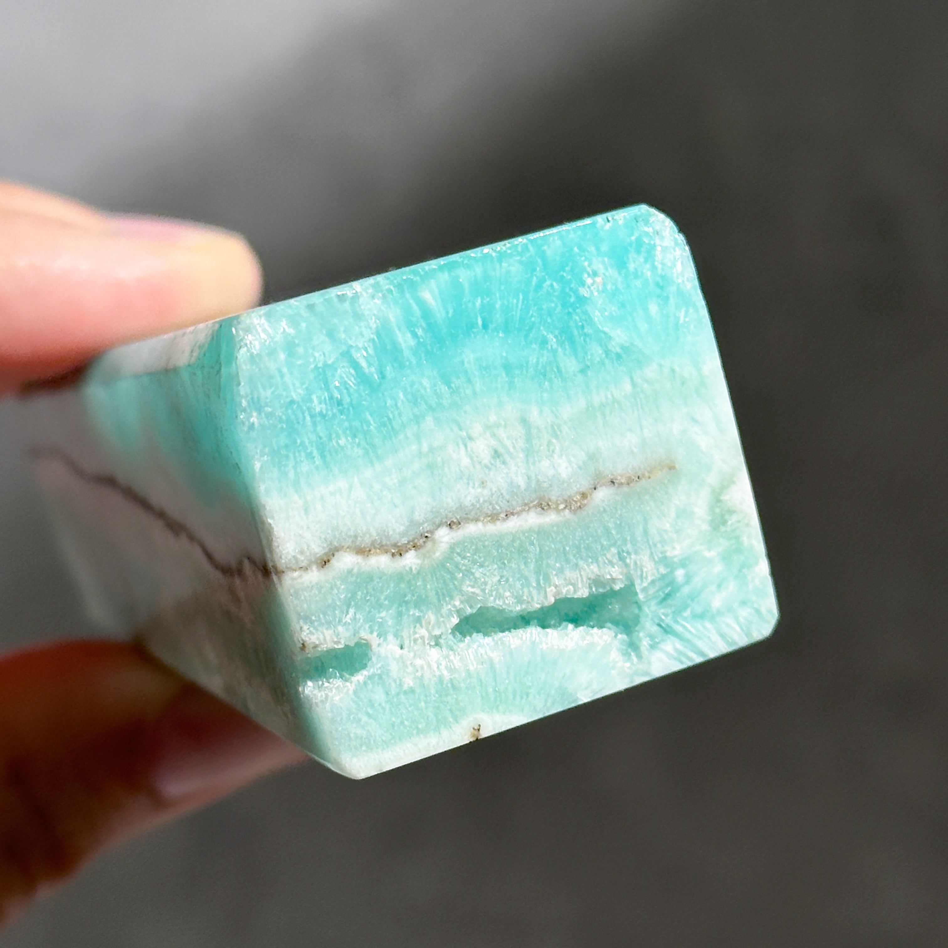 高品質】ブルーアラゴナイト タワー41◇Blue Aragonite◇天然石・鉱物