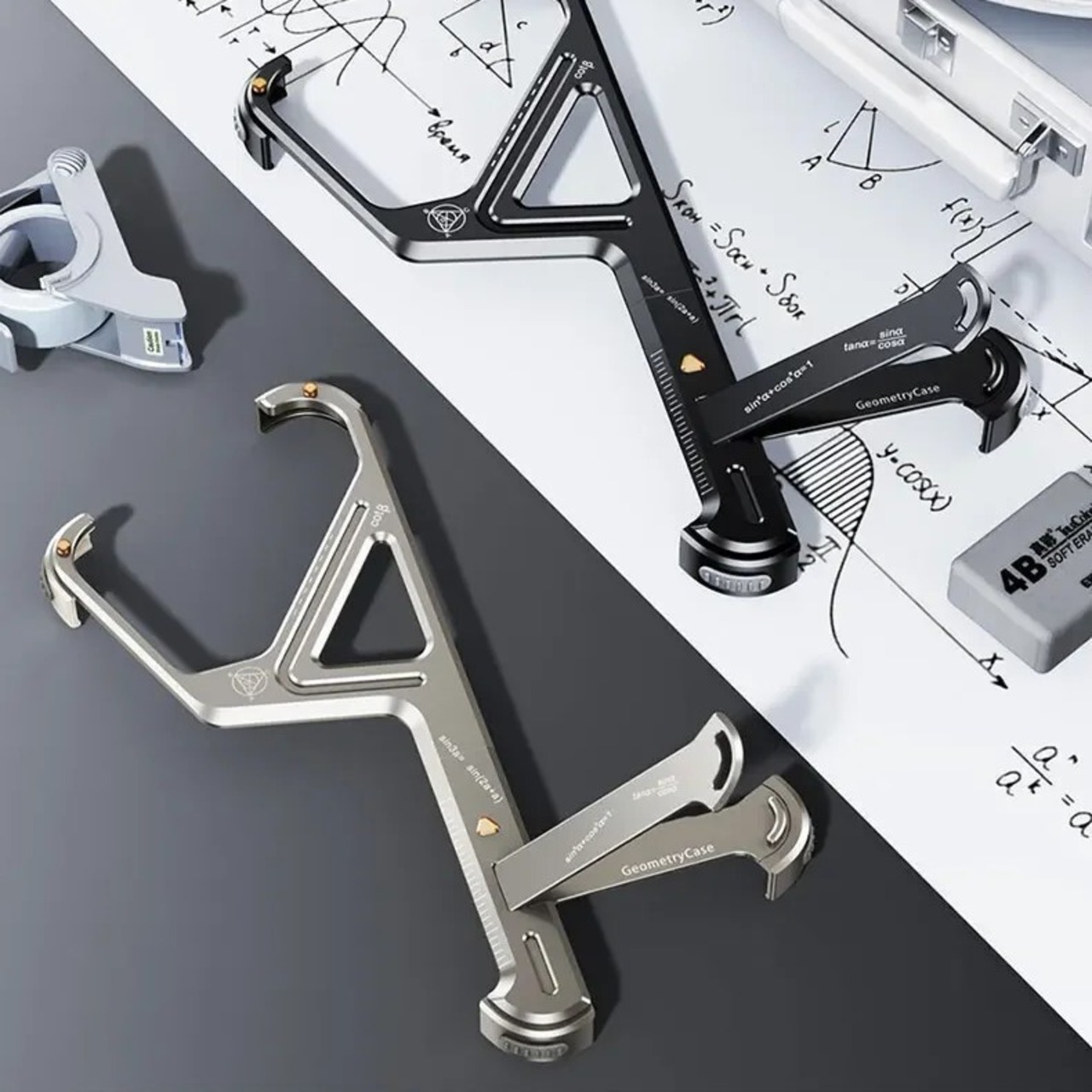 ◆iPhone 16/15/14/Pro/Pro Max/Plus◆ Aluminum Alloy Frameless Phone Case with Stand / アルミニウム アロイ フレームレス スマホケース スタンド付き