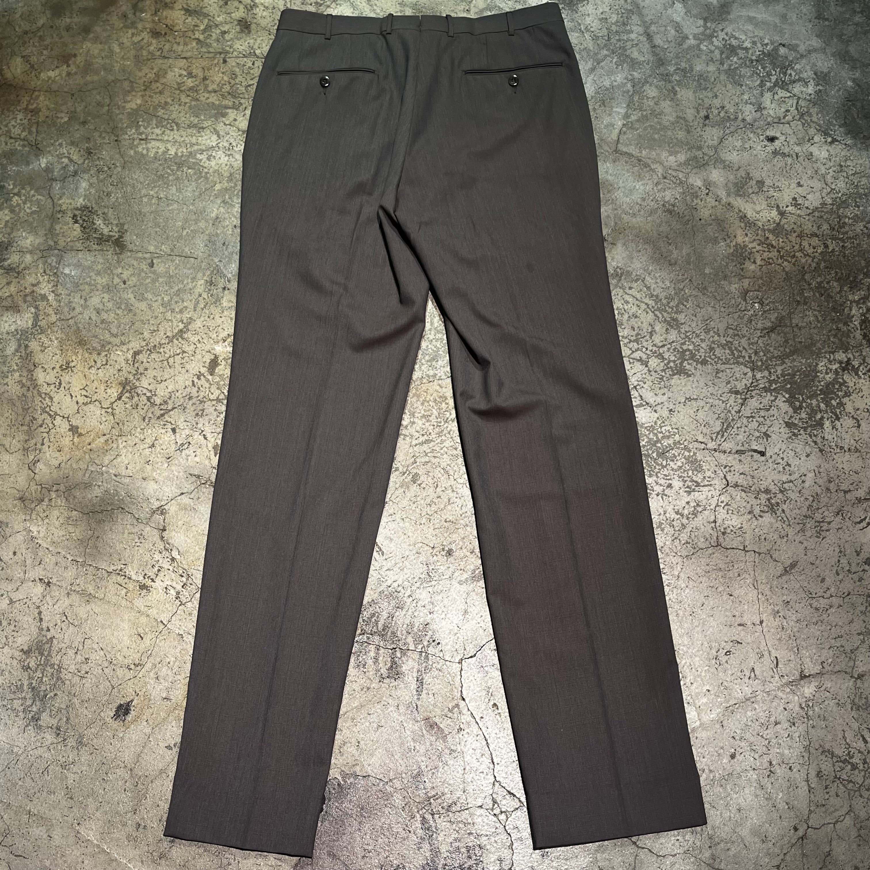 Ermenegildo Zegna　エルメネジルドゼニア　TAILORING WOOL REGULAR FIT PANTS　スラックスパンツ 　 【表参道t12】 | ブランド古着Brooch powered by BASE