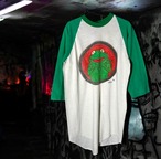 【80s USA】RUSSELL ATHLETIC　ラッセルアスレティック 金タグ　カーミット　ハンドペイント　ラグランTシャツ