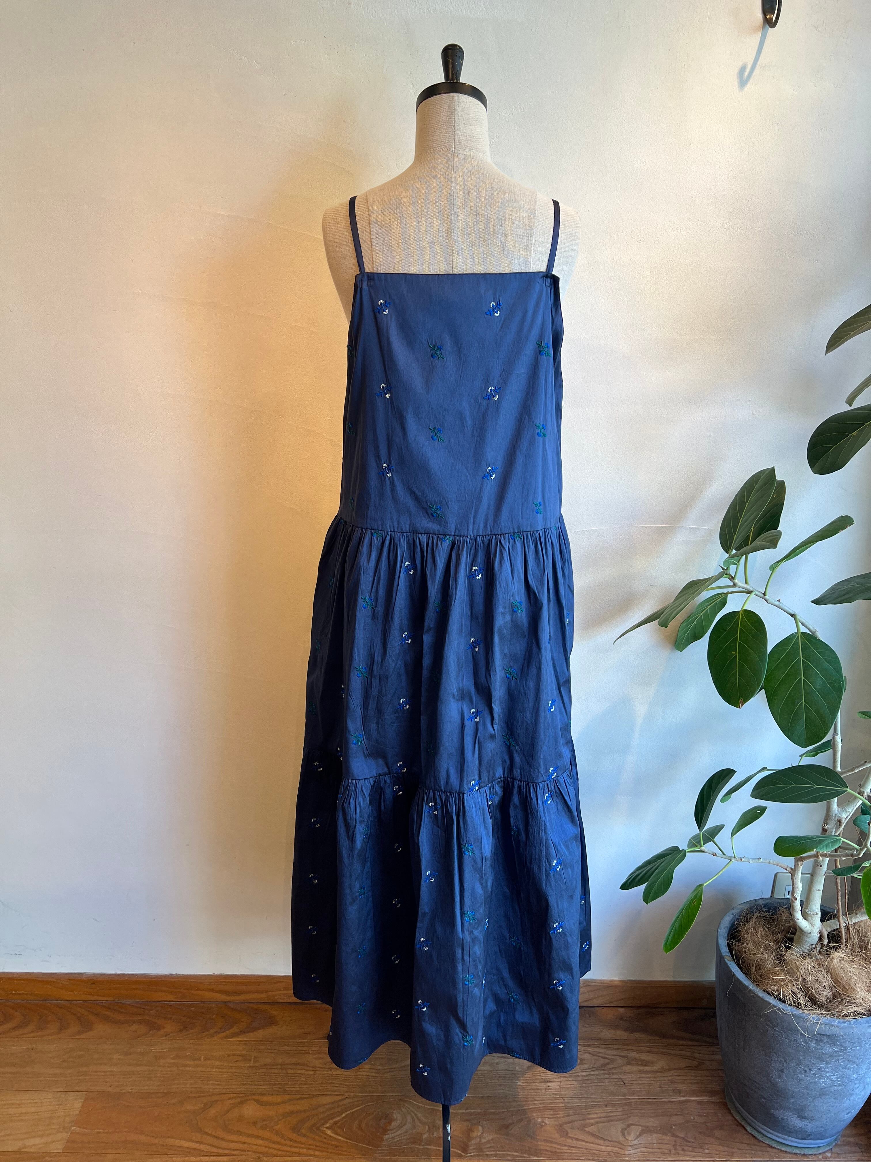 ne Quittez pas / ポリデュピオンエンブロイダリーキャミドレス | anouk