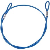 ニッサチェイン 鉄コーティングカットワイヤー 3-4.3x1040mm 参考使用荷重50kg Y-66 青