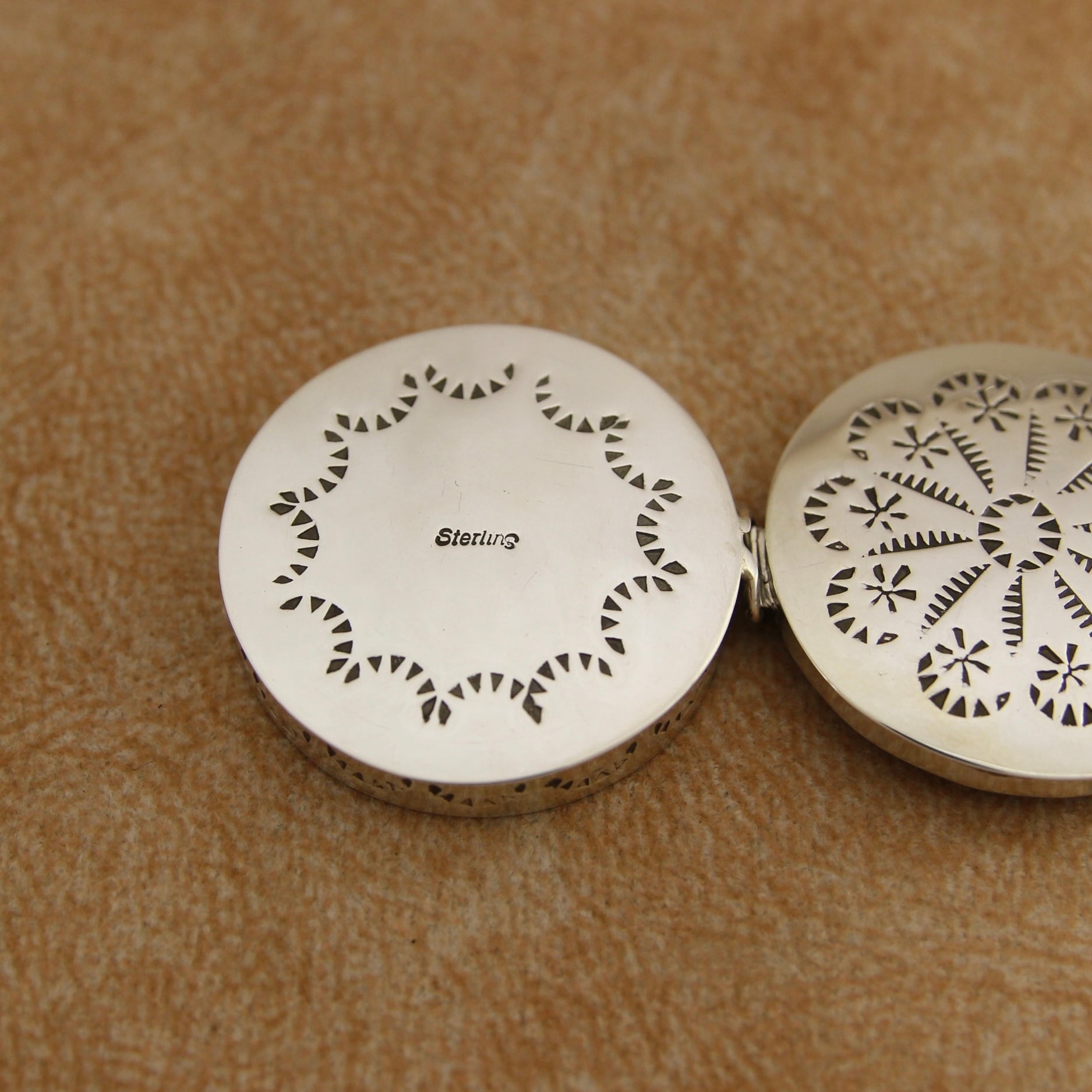 ナバホ族 シルバー製ボックス #18 インディアンジュエリー Navajo