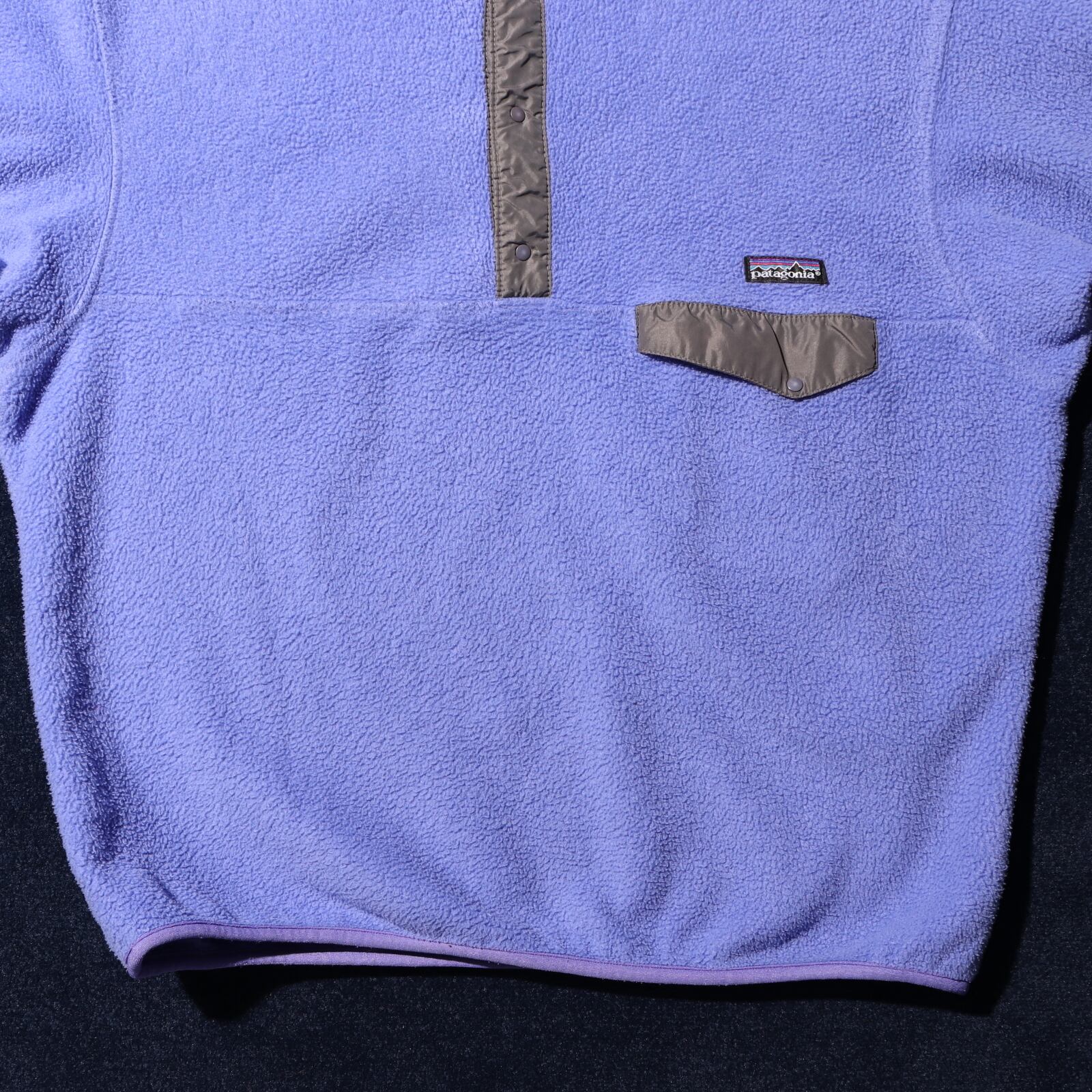 美品 L USA 薄紫 シンチラスナップT Patagonia パタゴニア 美品 L USA 薄紫 シンチラスナップT Patagonia パタゴニア