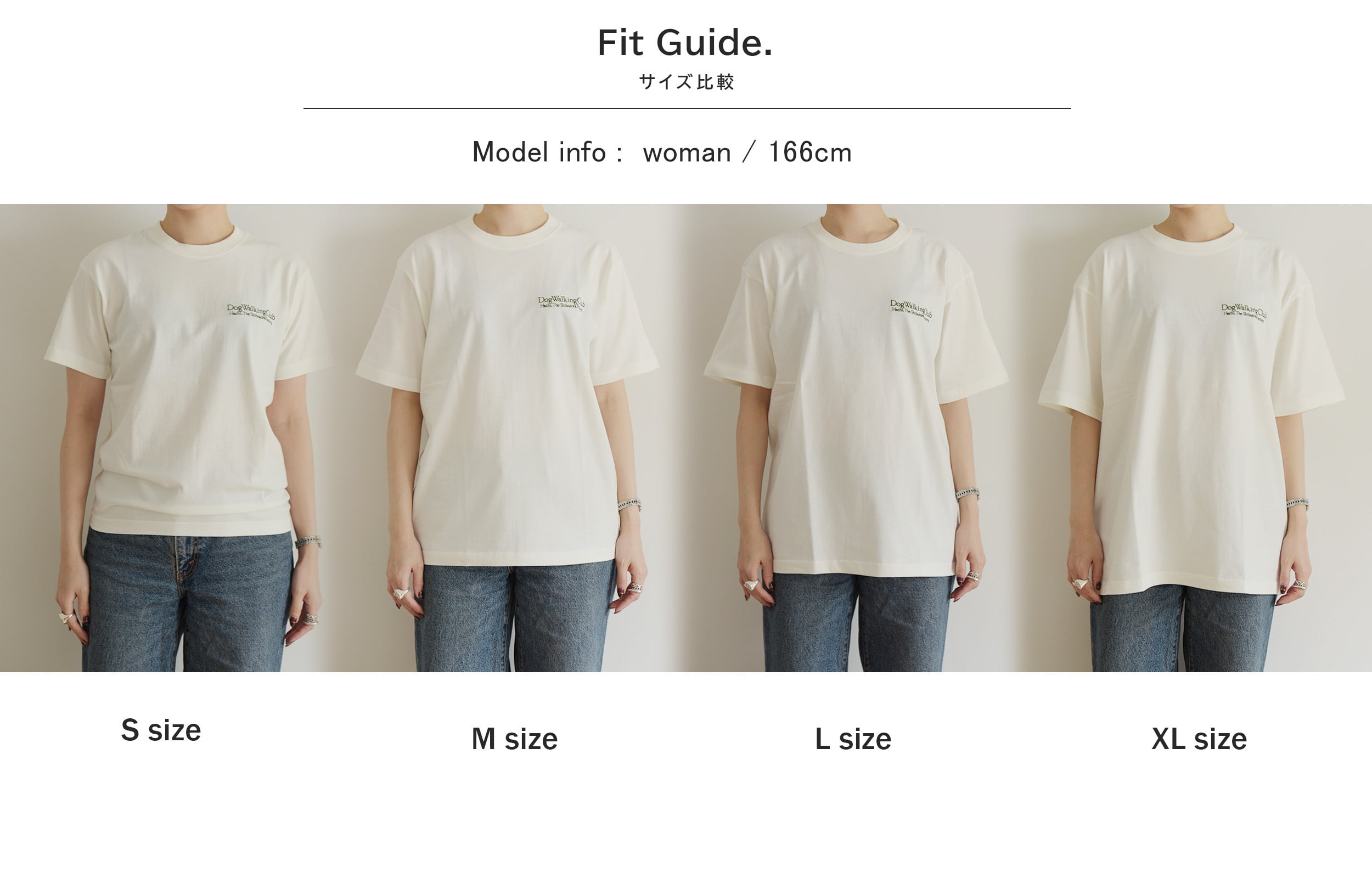 DOG WALKING CLUB TEE - IVORY - | HACHI.THE SHIBUTORA FACTORY