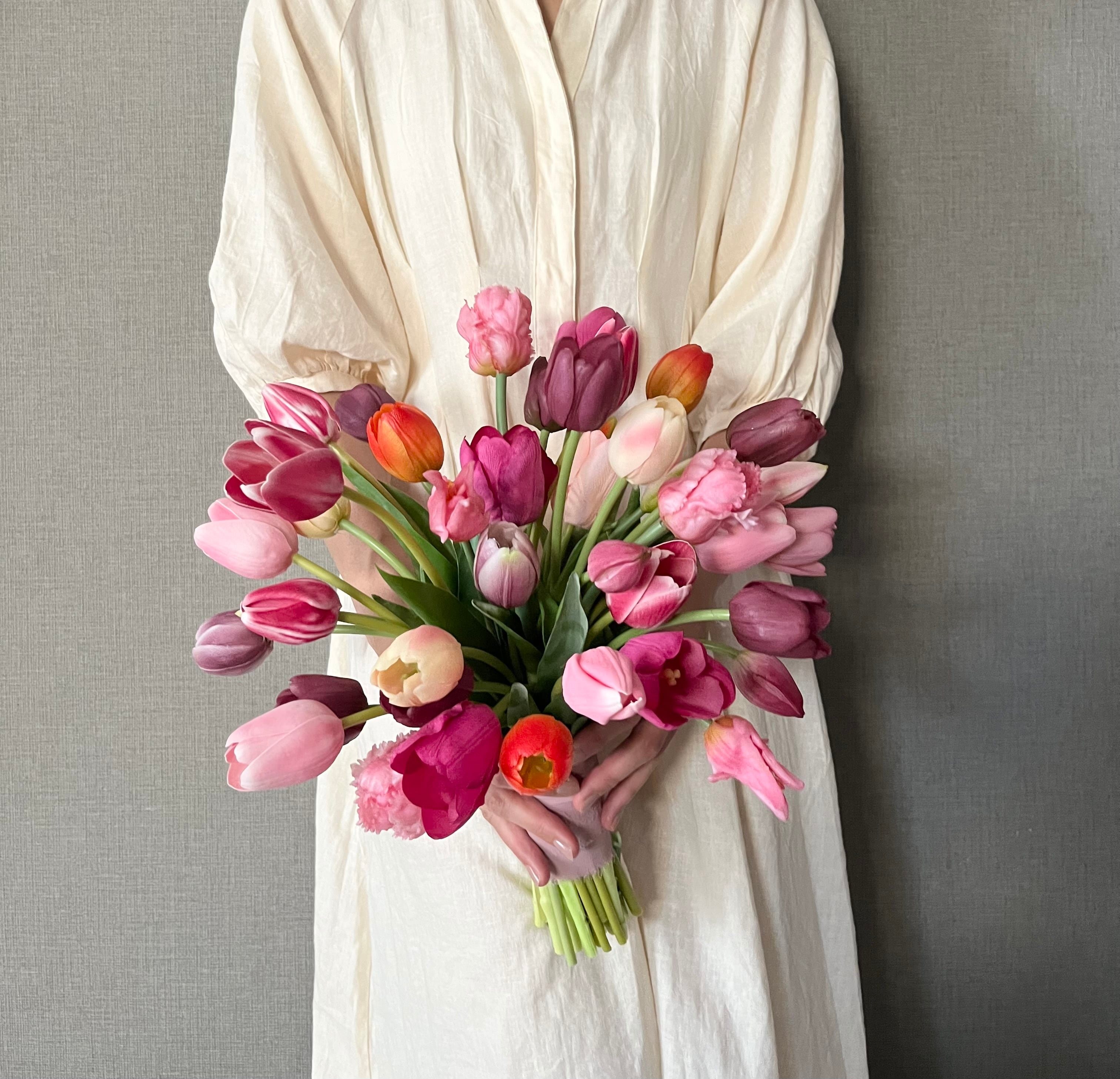 アンジェリカ ロージー 』チューリップの壁掛けブーケ他一点