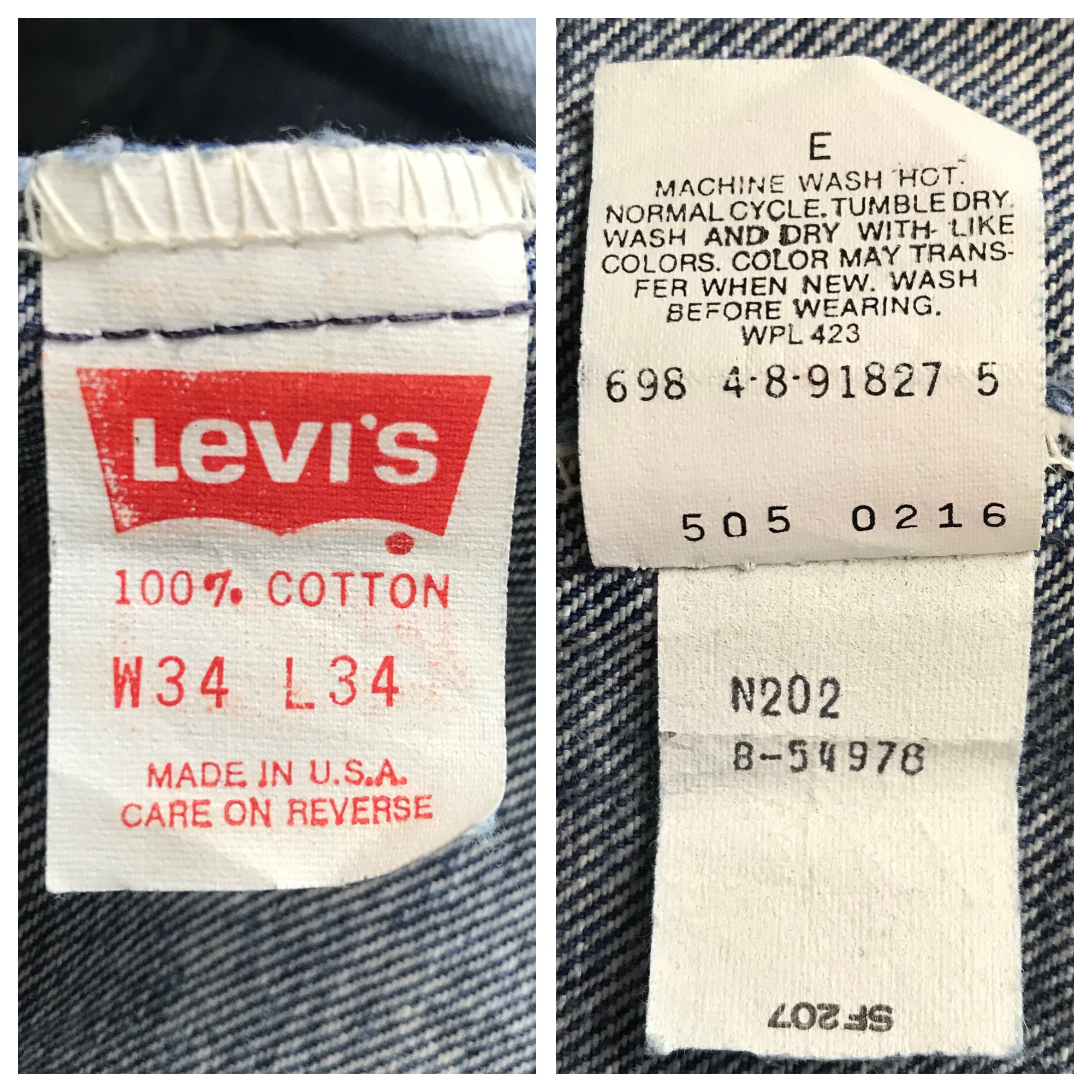 ☆USA製 90s Levi's 505 Denim Pants リーバイス 505 デニムパンツ