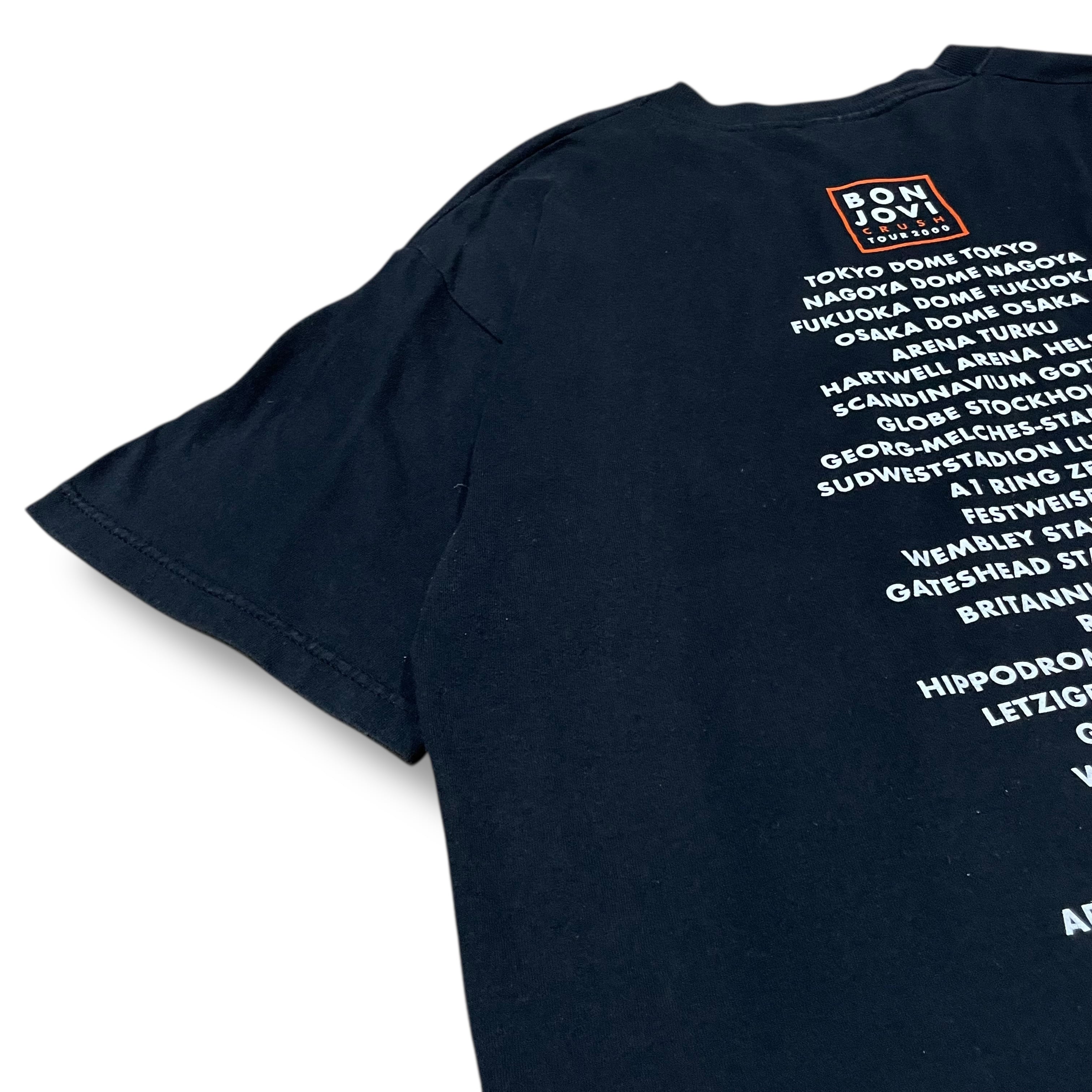 L】【00年代】Bon Jovi ボン・ジョヴィ CRUSH TOUR バンドTシャツ