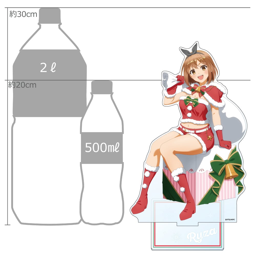 【未開封】ライザのアトリエ 描き下ろし特大 ライザ アクリルスタンド ライザのアトリエ 描き下ろし特大アクリルスタンド(ライザ/サンタ服