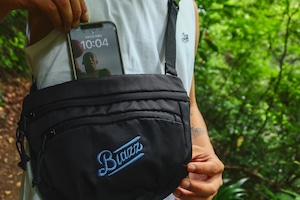 LOGO 2way Shoulder Bag "Large" [BLUE/WHITE]