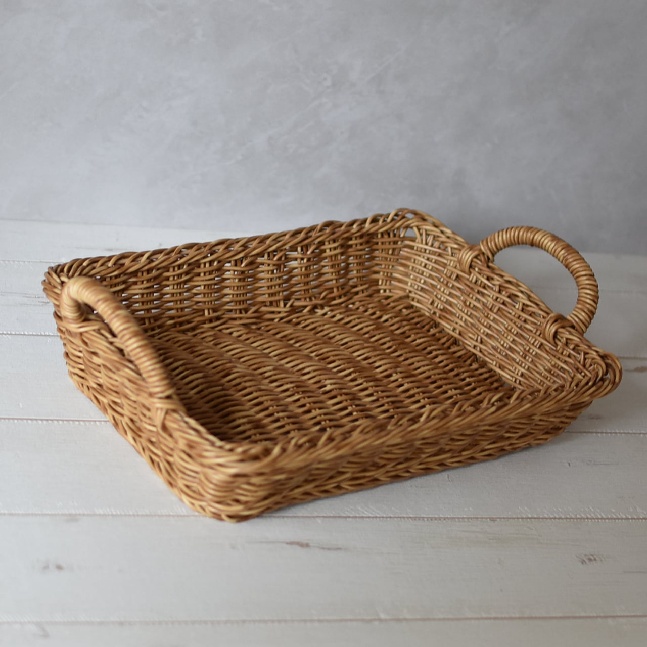 水洗いできるバスケット 手編み かご | 小さな箱屋 リトルアンツ