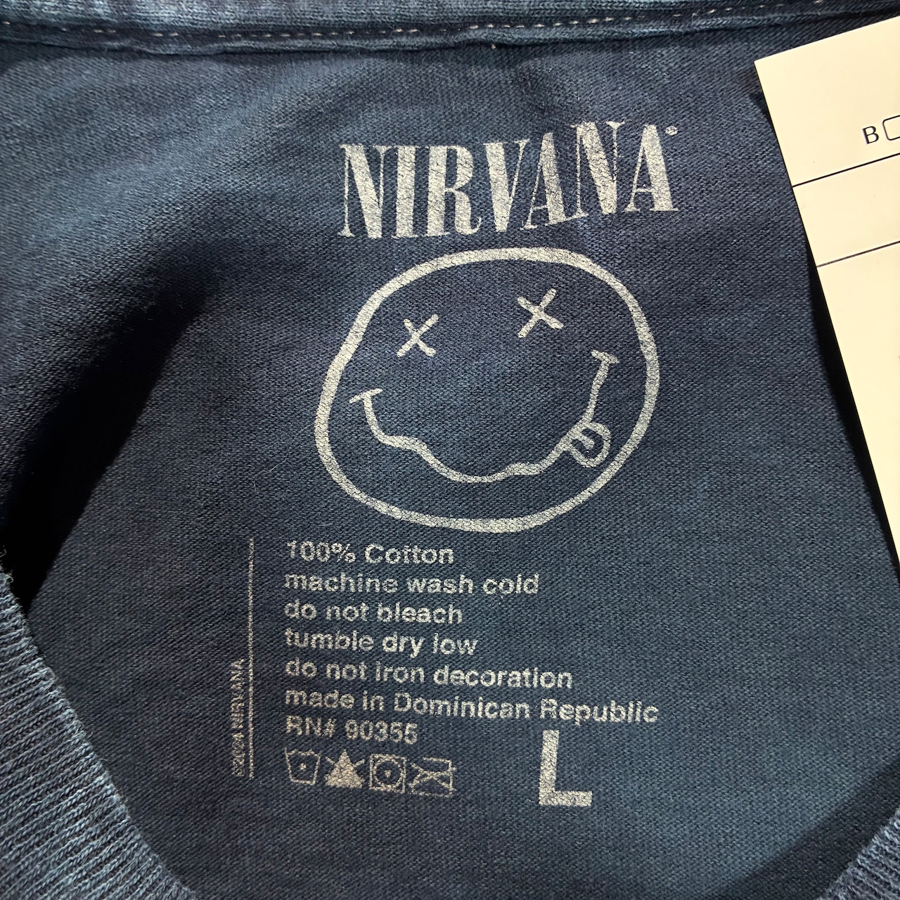 NIRVANA IN UTERO バンドTシャツ 青 ニルヴァーナ