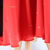 社交ダンス 衣装 ワンピース ドレス 赤 光沢 軽い パーティ 発表会 パーティドレス デモ 薄い ブラック系 レッド系 軽量 おしゃれ デザイン かわいい 上品 女性用 大人用 発表会衣装 フォーマル ダンス用舞台衣装 シンプル