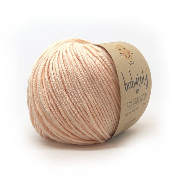 babytoly / Organic Cotton Yarn / melon