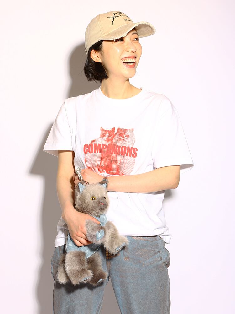 THE made in mix ぬいぐるみ作家　big baby ちゃん 抽選＞ぬいぐるみショルダーバッグ( NO,6 / small ) | THE made in mix