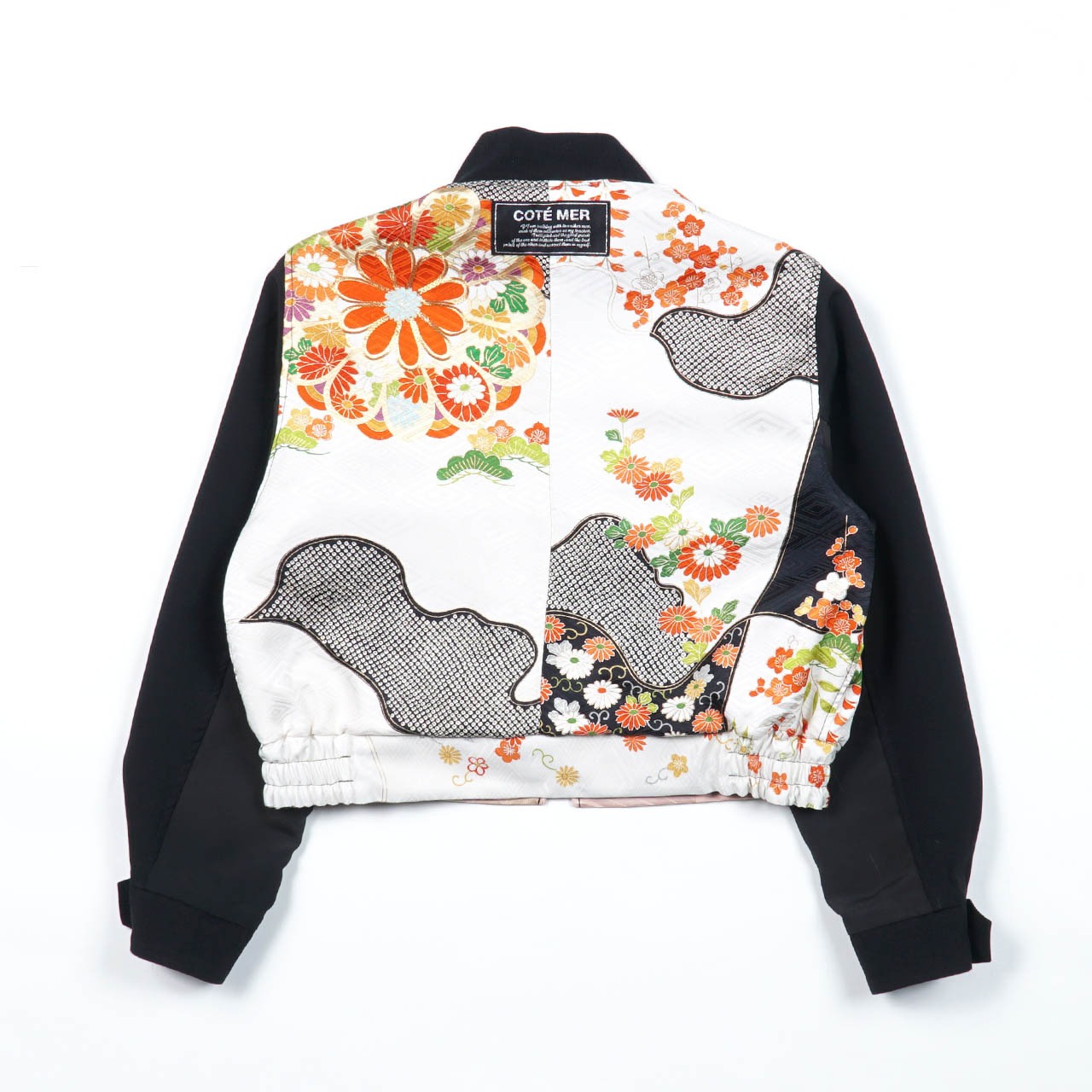 【BJK-L016】再構築リバーシブル着物ボンバー  KIMONO REVERSIBLE BOMBER JACKET