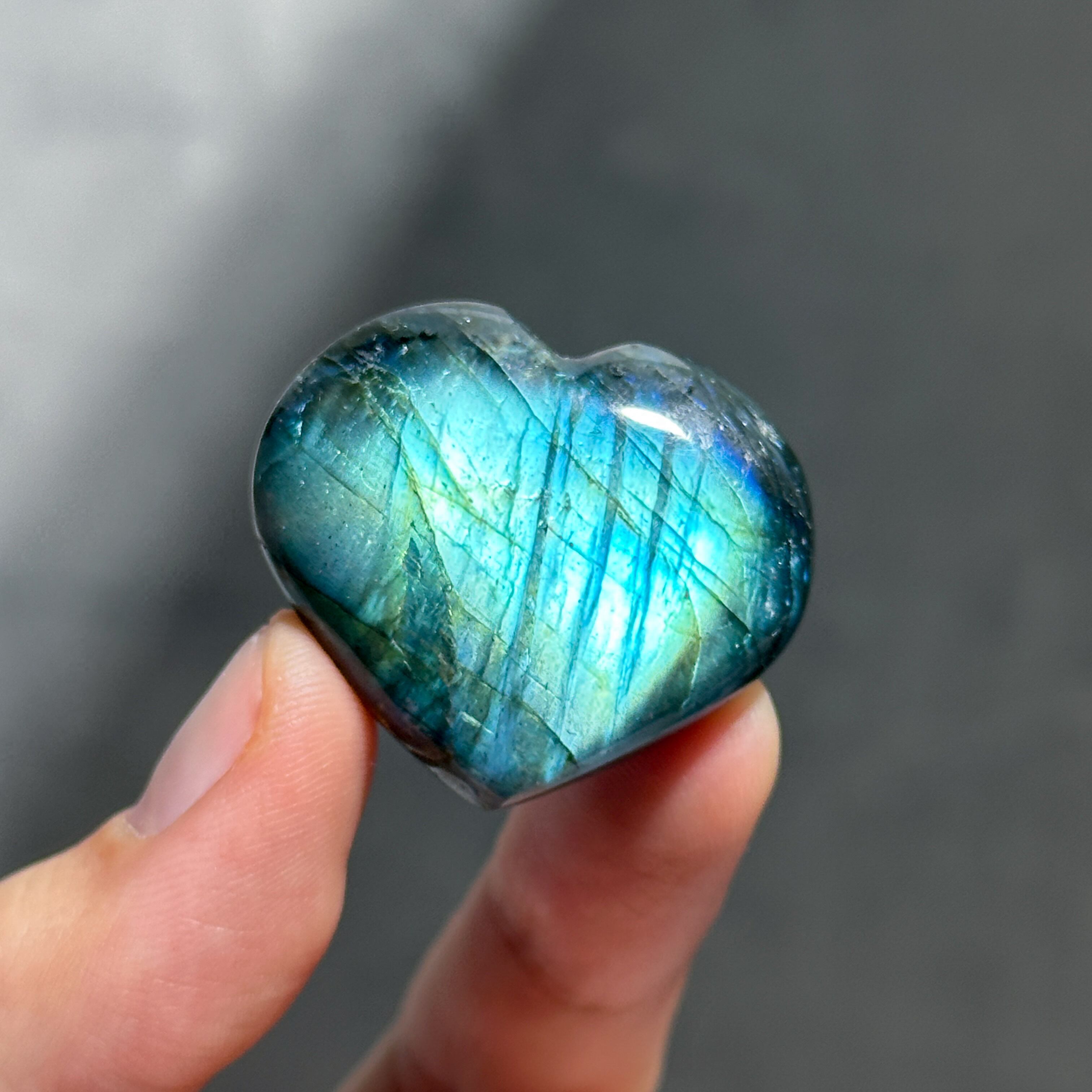 ラブラドライト ハート45◇ Labradorite ◇天然石・鉱物・パワーストーン