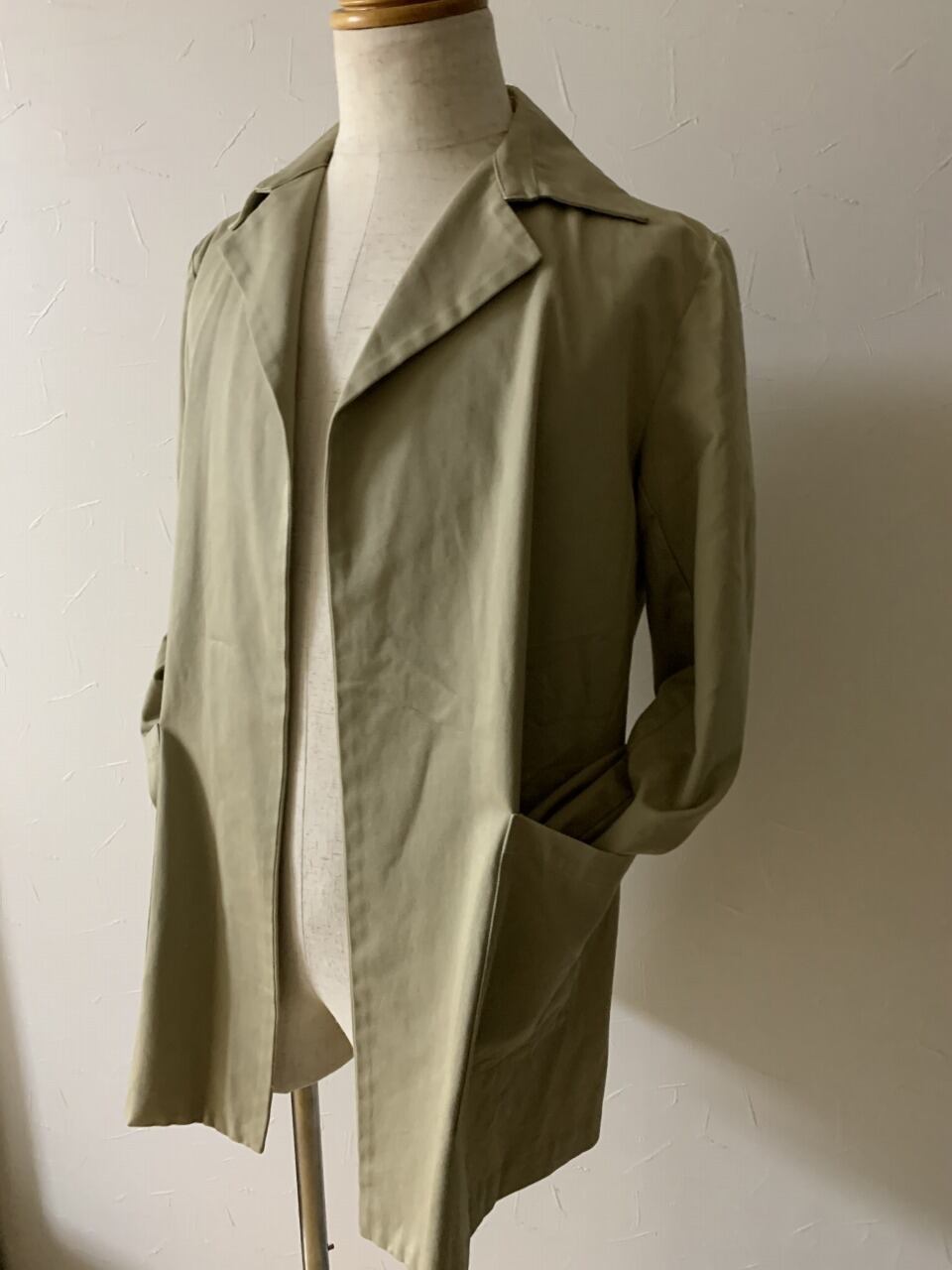 Back Zip Design Coat "Yohji Yamamoto"