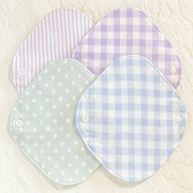 17cm 使い方2通り✩2way 布ナプキン 布ライナー フランネル 無添加･無漂白 防水タイプ 375