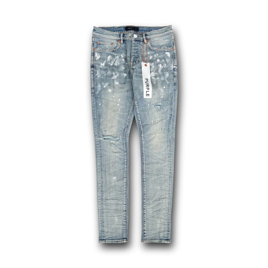 PURPLE BRAND / P001 Light Indigo Paint Blowout | PAY ID