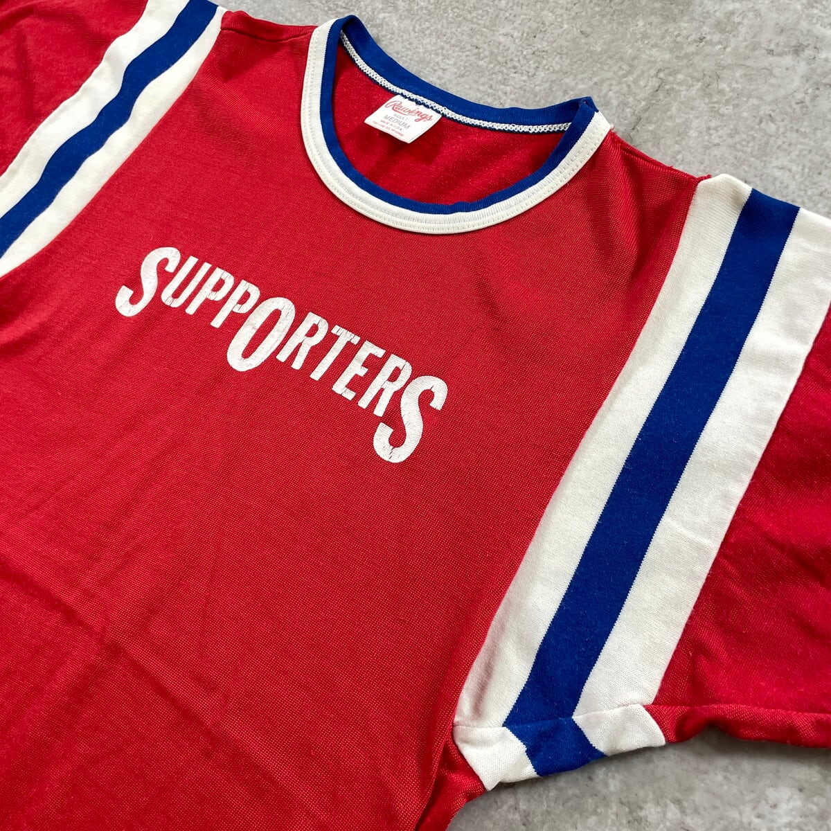 70年-80年代 USA製 Rawlings ローリングス リンガーTシャツ メンズM