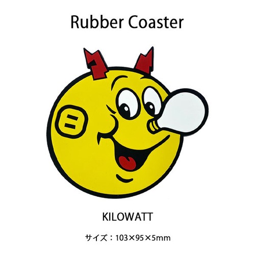Rubber Coaster KILOWATT ラバーコースター キロワット レディキロワット アメリカン雑貨