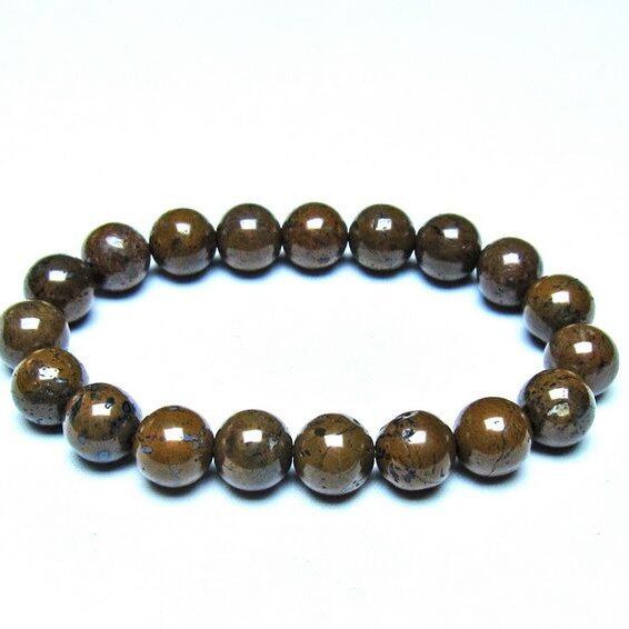 コンドライト ブレスレット サハラNWA869 隕石 11mm 一点物 199-874