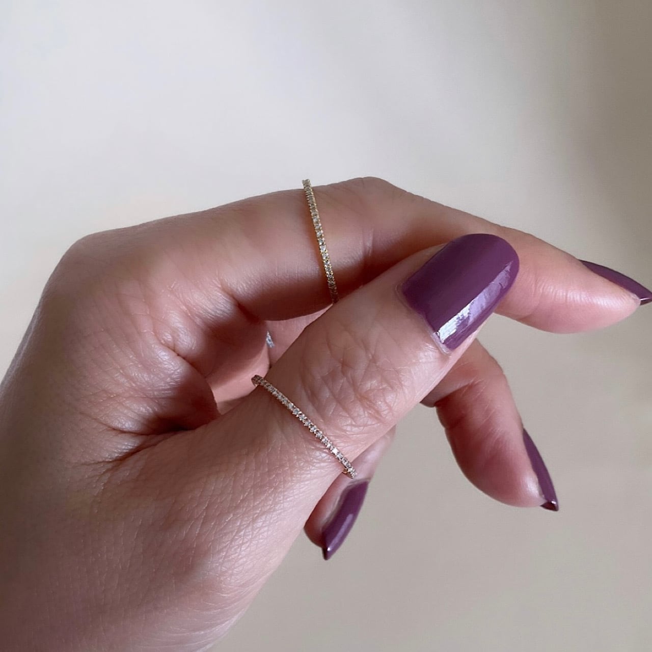 ダイヤモンド フルエタニティ リング HY-R K18イエローゴールド チェカ