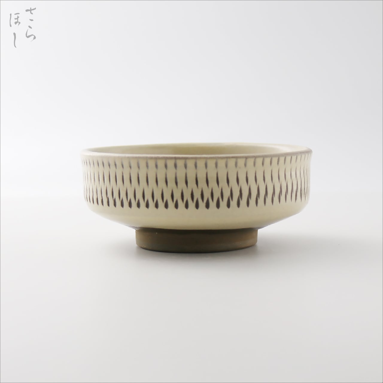 小鹿田焼 皿 2枚セット 放射線状模様 直径約27cm　新品未使用　和皿 小鹿田焼 小袋窯 4寸切立皿 (深) 内外飛びかんな 白 直径約11.7cm 陶器