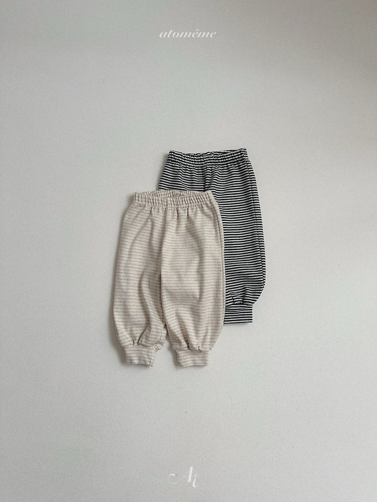 韓国子供服 / Atomeme / 26Autumn / Bunny Stripe Pants / 秋服 *S~XL*