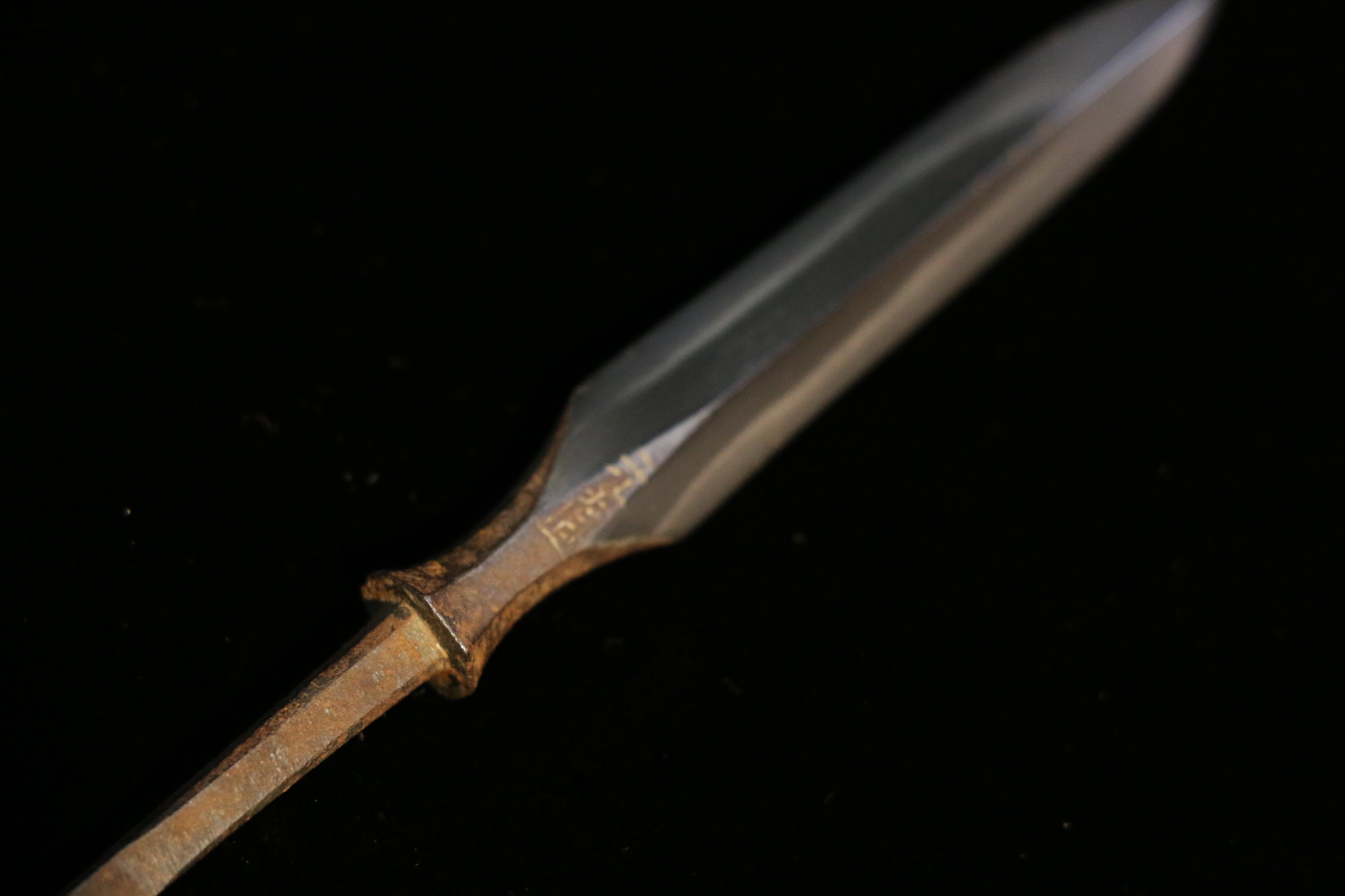 矢じり 刀装具 時代物 9本セット インテリア 矢じり 銘：元直 八枚セット | あやかし堂