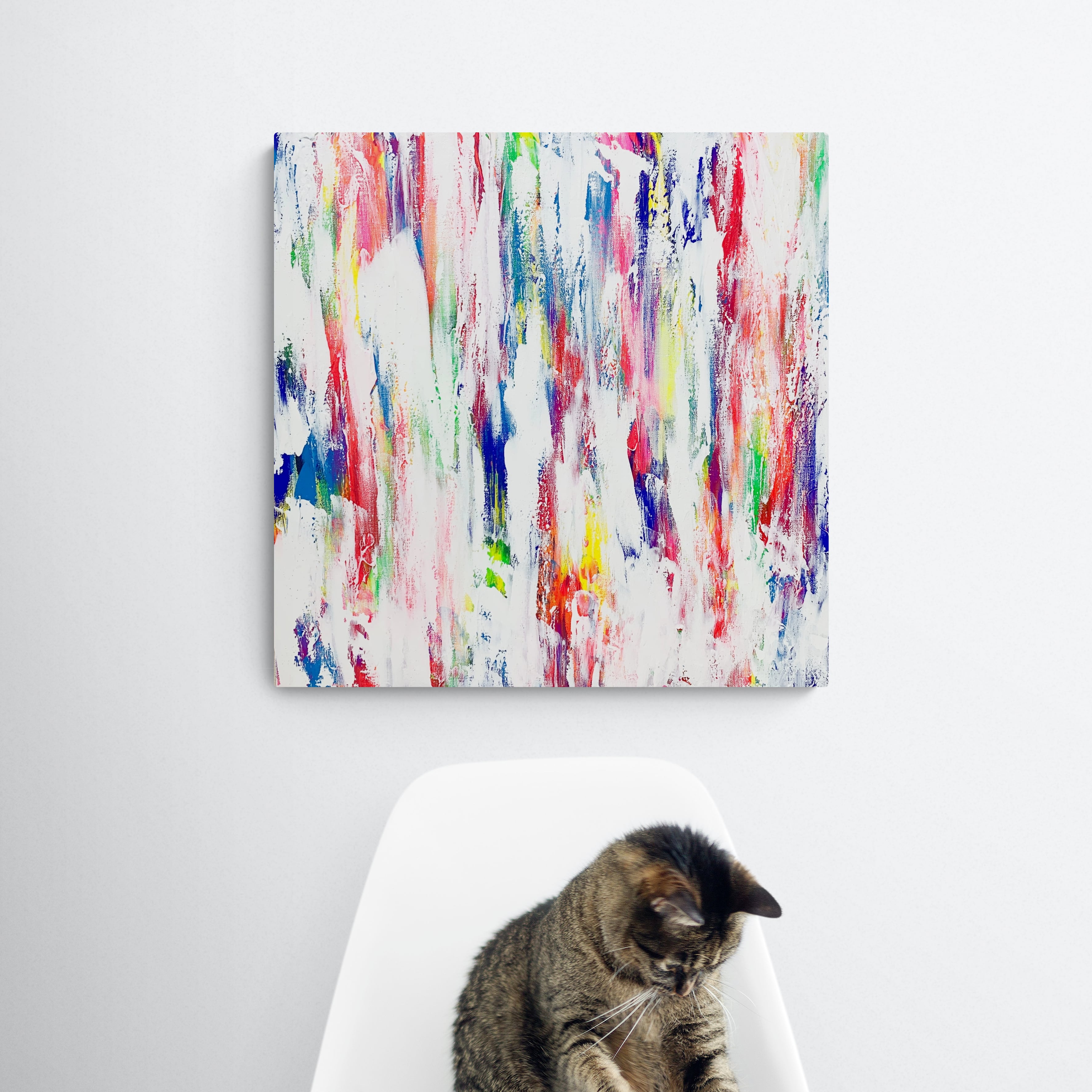 【1点限定】■「Life is Beautiful (原画) #LB118」縦45.5 cm × 横45.5 cm (S8号)【送料込】