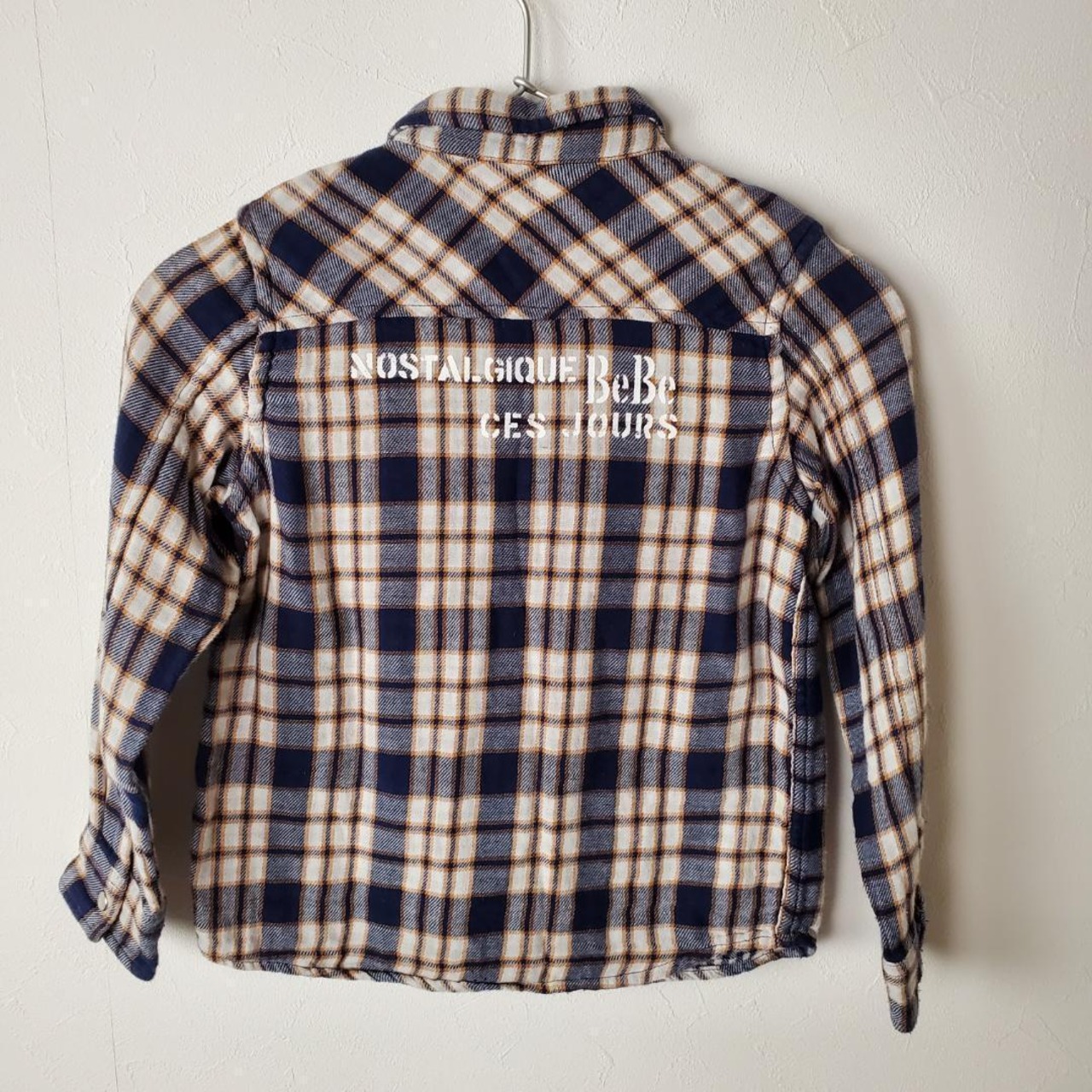 【USED】ネルシャツ　美品　オシャレ　120サイズ