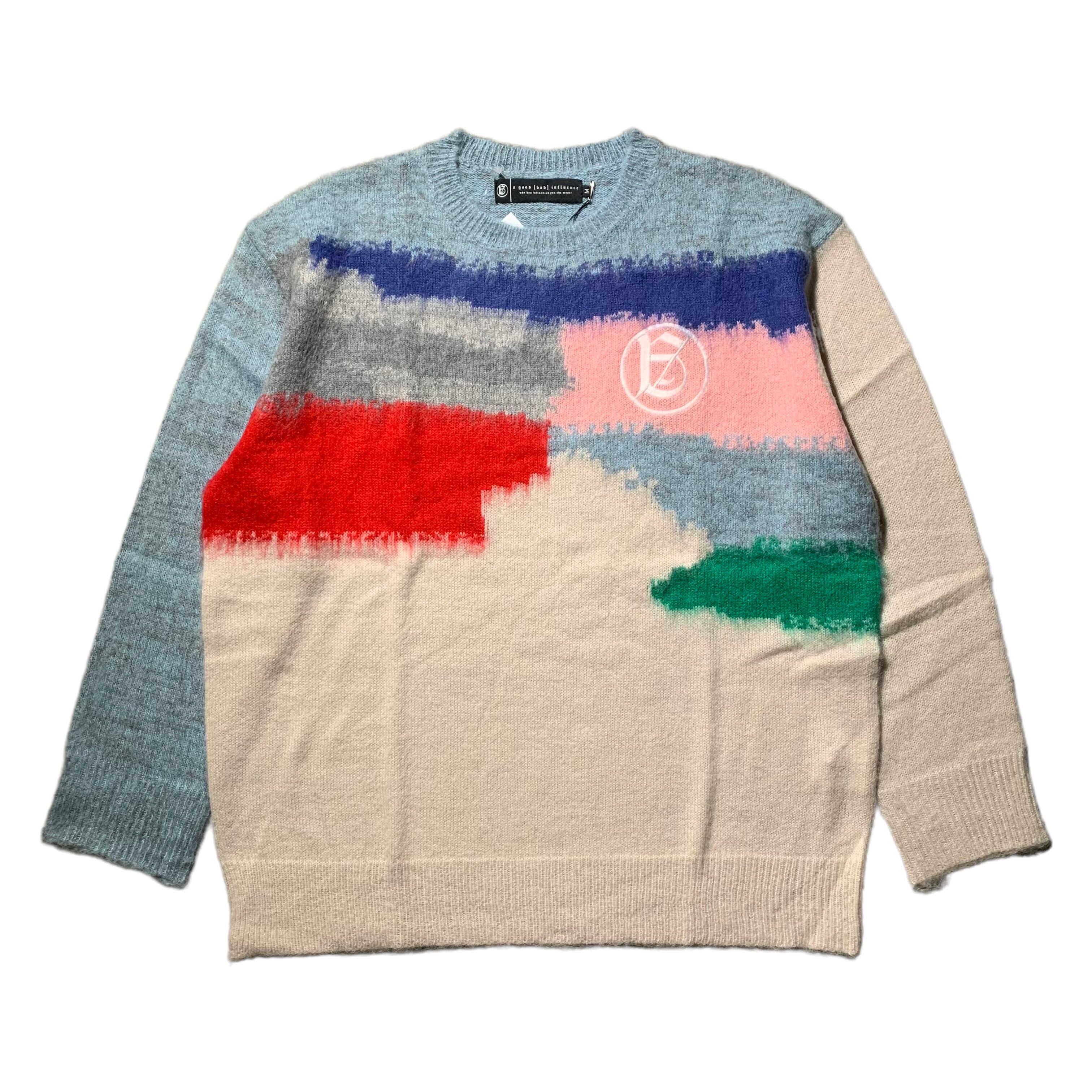 【A Good Bad Influence】MULTI COLOR MOHAIR KNIT SWETER