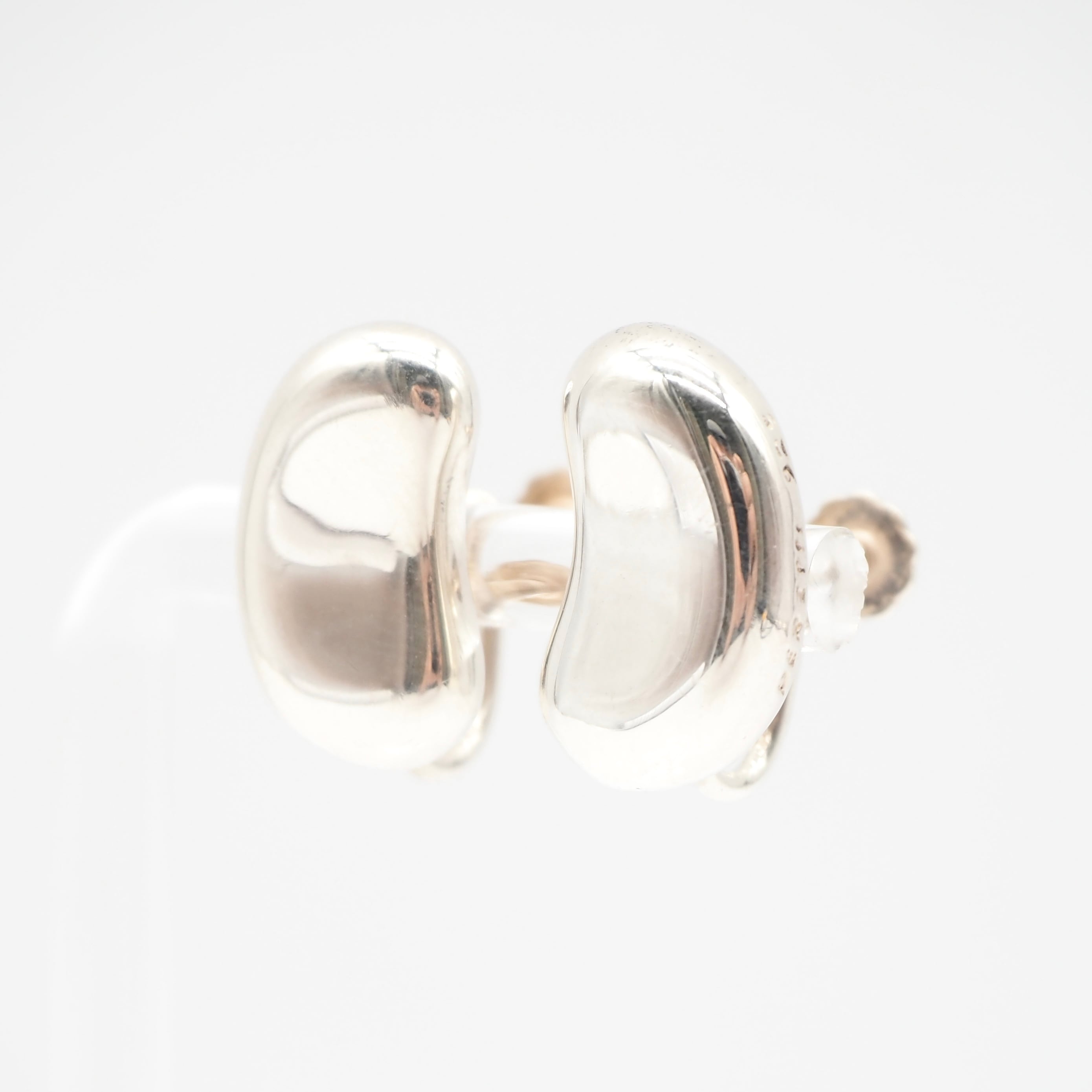 ▲希少サイズ♪ ティファニー エルサペレッティ ビーンズイヤリング シルバー Tiffany&Co. エルサペレッティ ビーン イヤリング シルバー925
