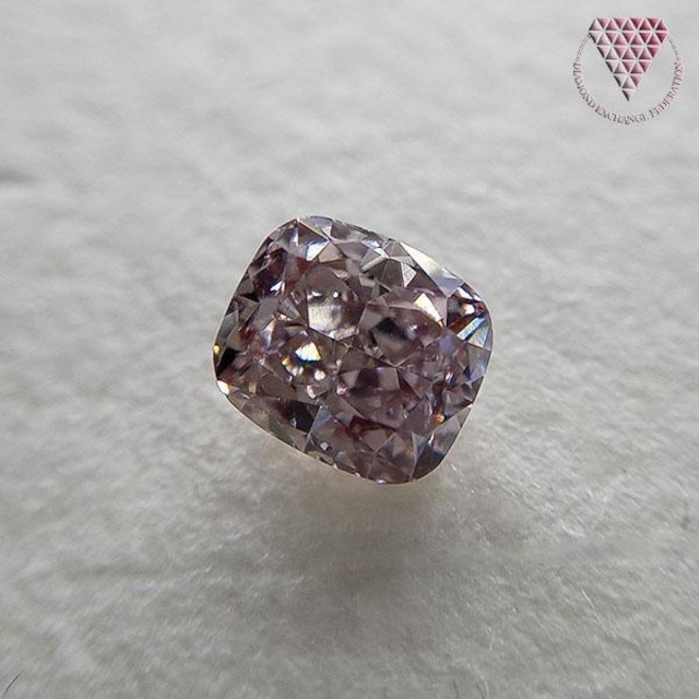 0.336 ct FANCY BROWN PINK VS1 CGL 天然 ブラウン ピンク ダイヤモンド  ルース クッション シェイプ