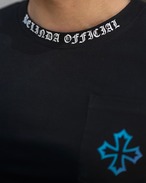 BELINDA GLITTER CROSS SHIRT【BEL25-012】