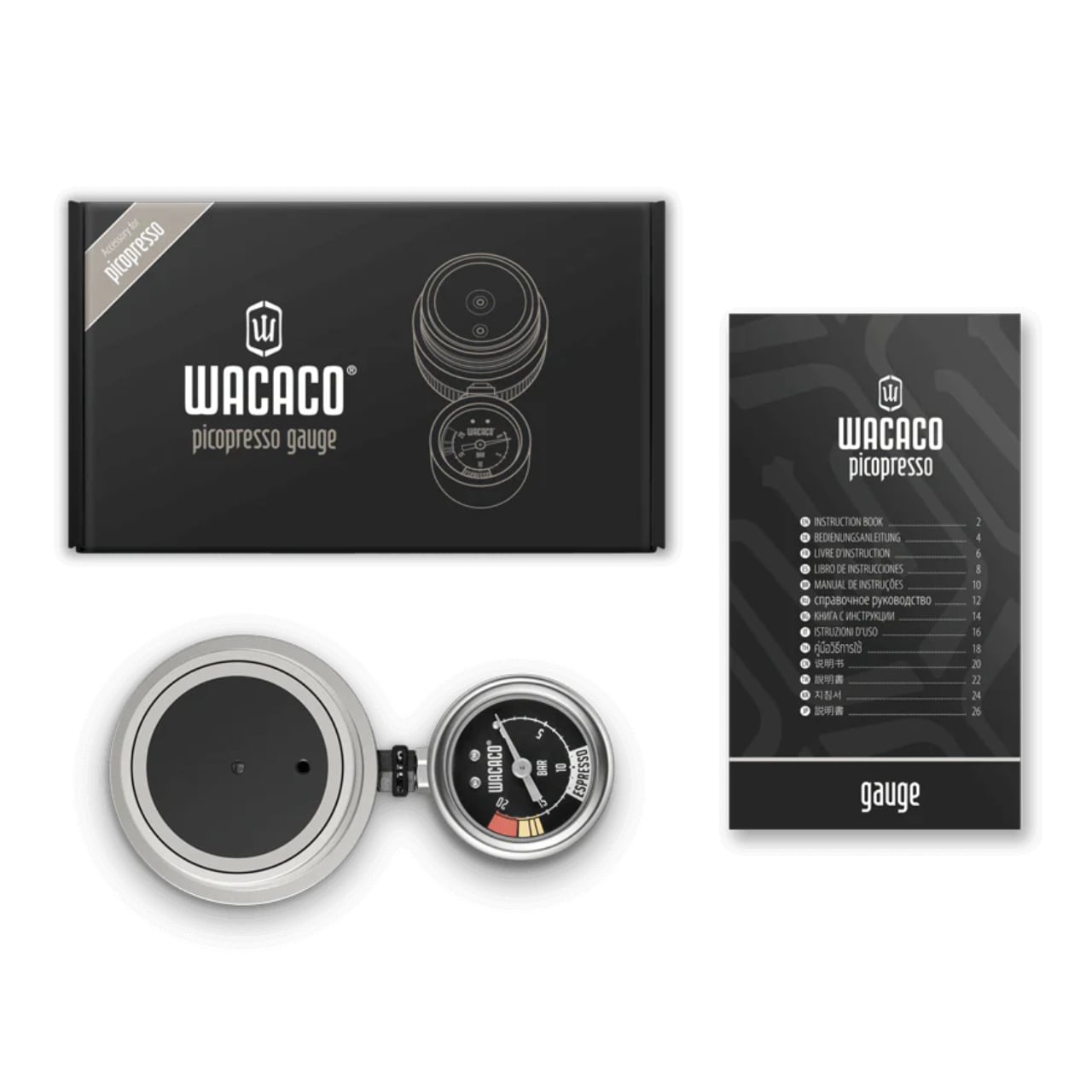 【抽出テスト済】WACACO Picopresso ピコプレッソ + 圧力計 抽出テスト済】WACACO Picopresso ピコプレッソ + 圧力計 Picopresso