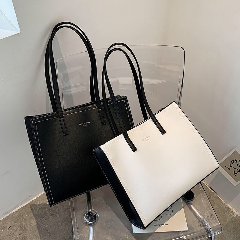 ビッグバッグレディース2020新作トレンディファッションシンプル大容量ワンショルダーハンドバッグワイルドカジュアルトートバッグ Tiancai_Wing_Bag3534311