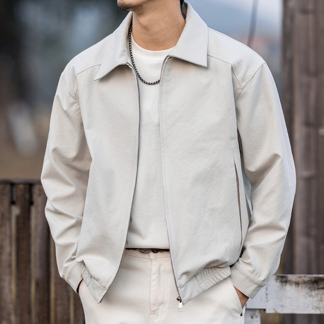 Lapel collar vintage single riders jacket