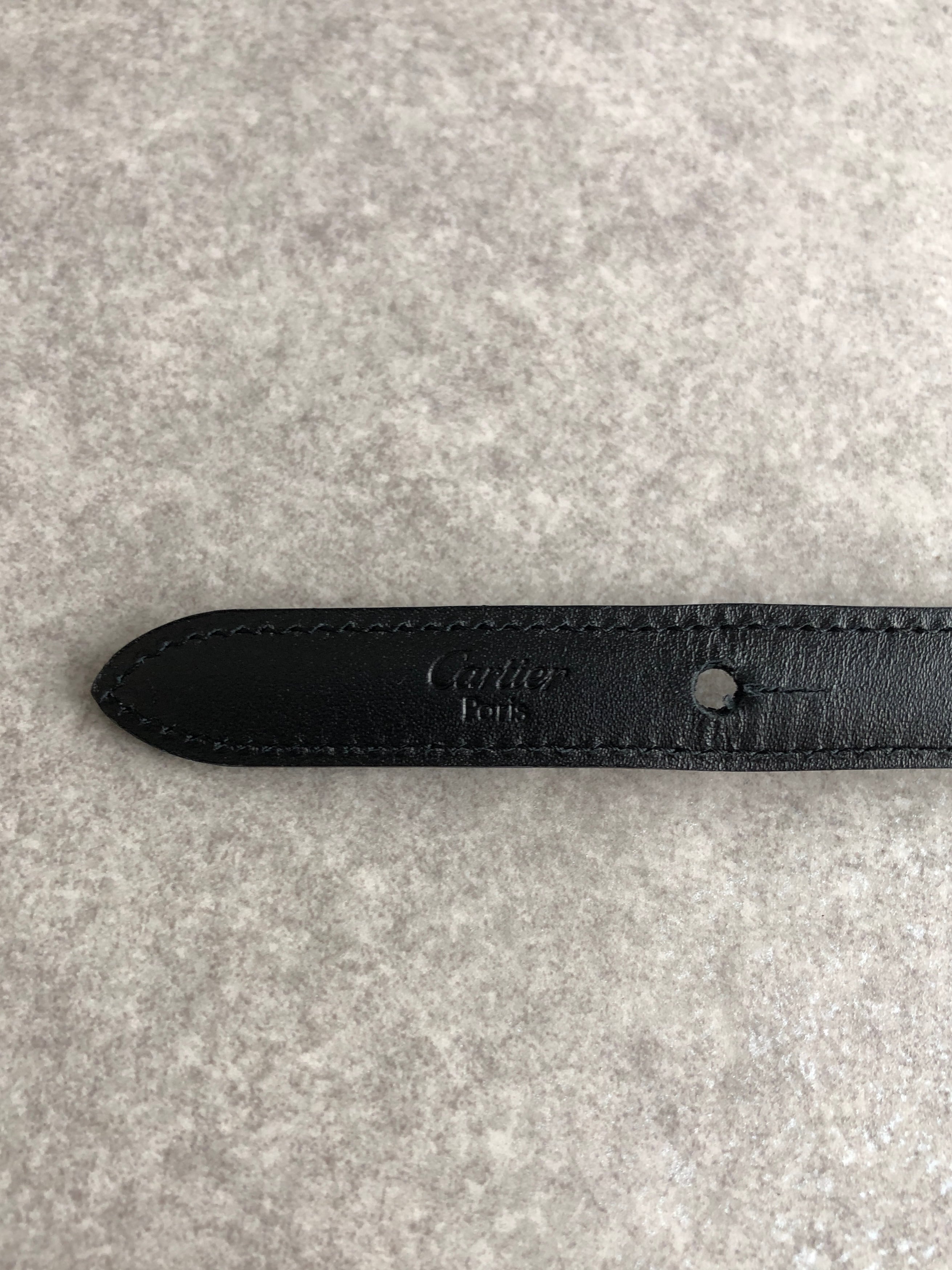 Cartier カルティエ パンテール ドゥ カルティエ ベルト ブラック