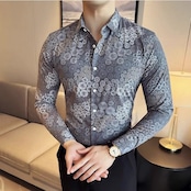 long sleeve floral print shirt tops 00311