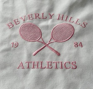 Racket logo Tote bag (pink)