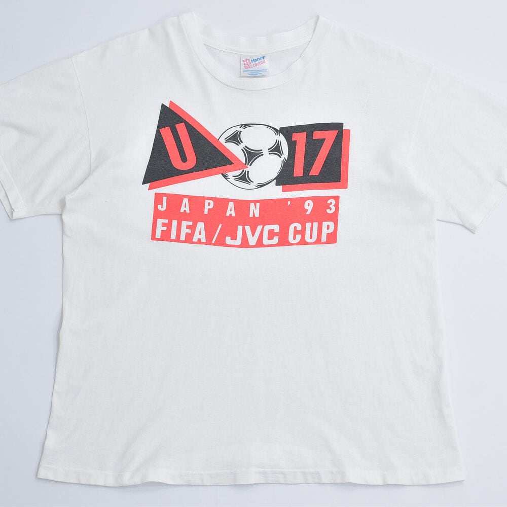 90s USA製 Hanes ヘインズ 1993 FIFA JVC CUP U-17 オフィシャル ロゴ