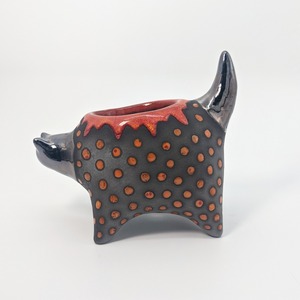 【Kirillov shop】 Dot cat pod-orange-