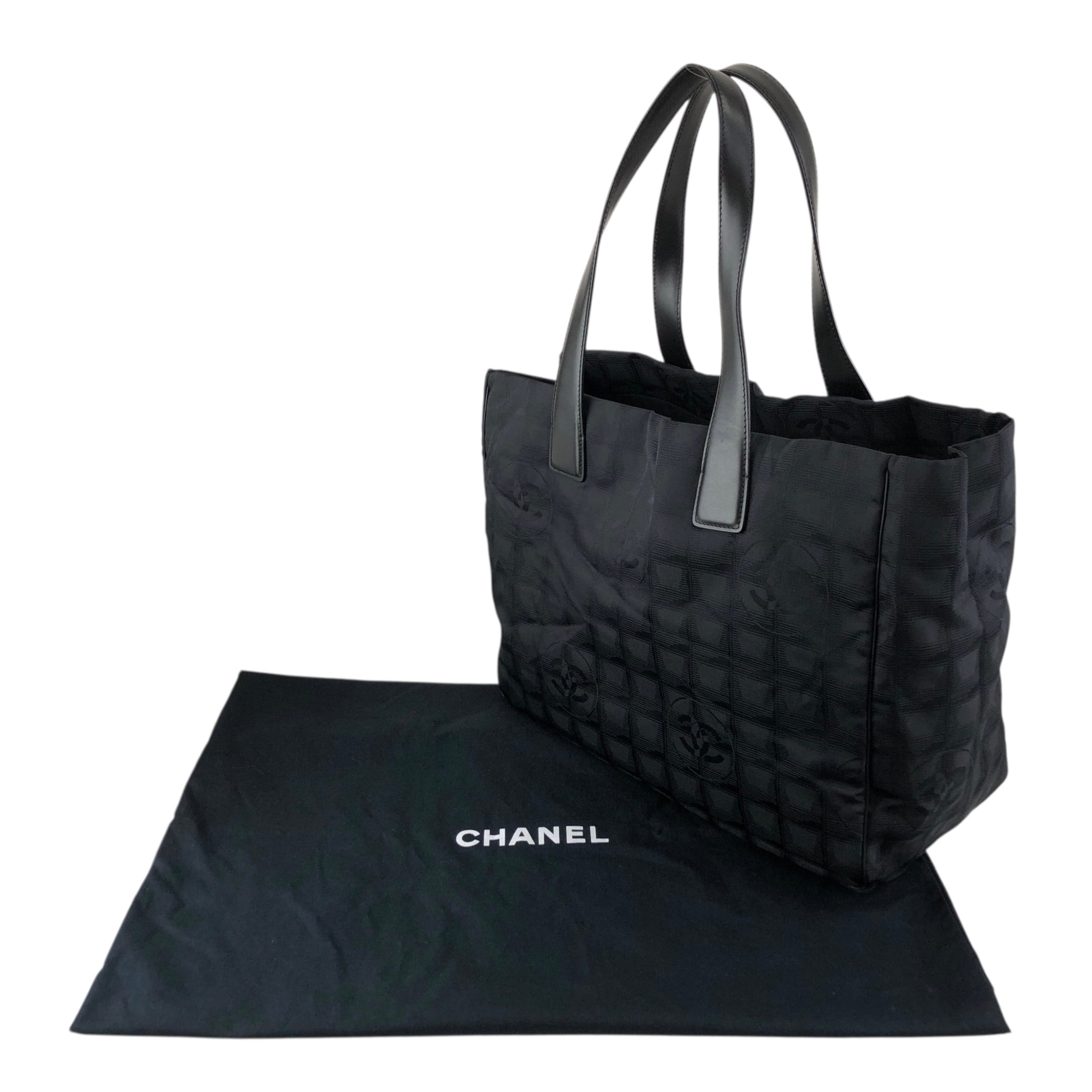 CHANEL シャネル ニュートラベルライン トートバッグ ブラック