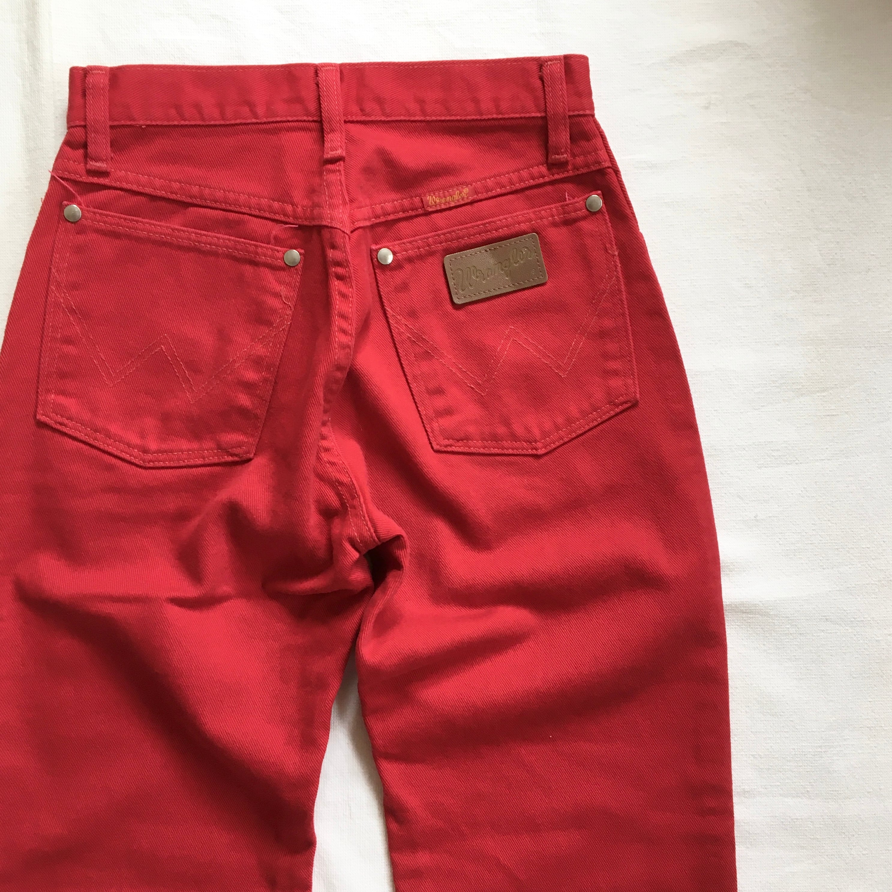 USA made Wrangler red pants