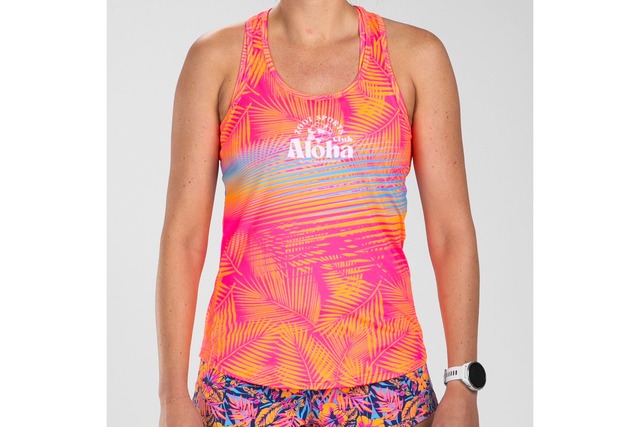 Women's Club Aloha Run Singlet タンクトップ　シングレット　ZFR11090