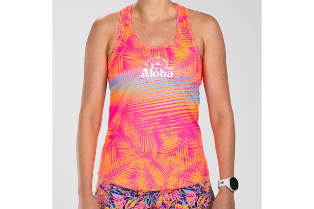 Women's Club Aloha Run Singlet タンクトップ　シングレット　ZFR11090