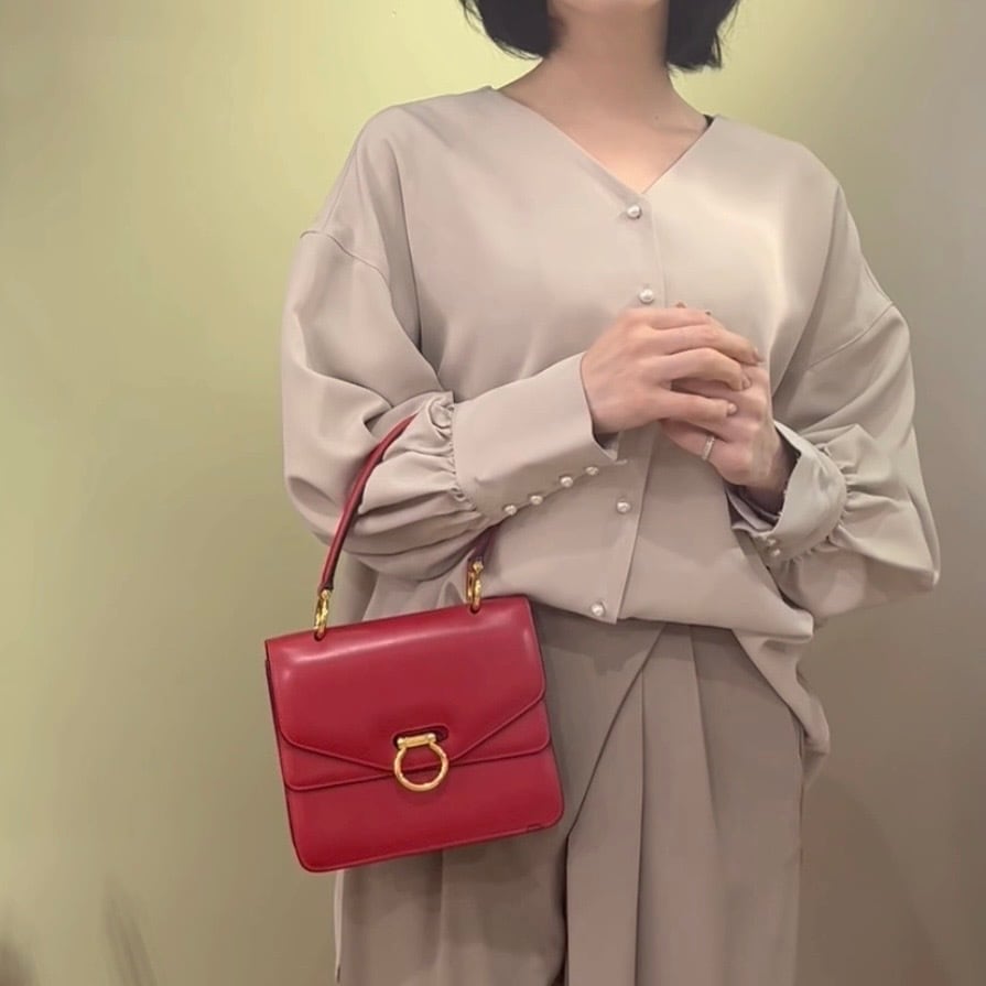CELINE】2259 セリーヌヴィンテージ二重蓋 Wフラップ レザー